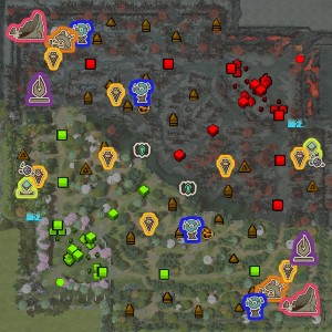 A map of the playing field